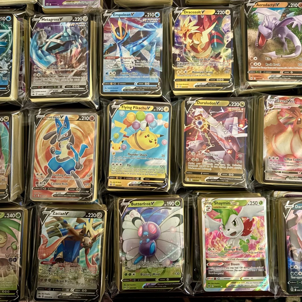 100+ Sword & Shield Pokemon Card Lot 3 Ultra Rares Guaranteed